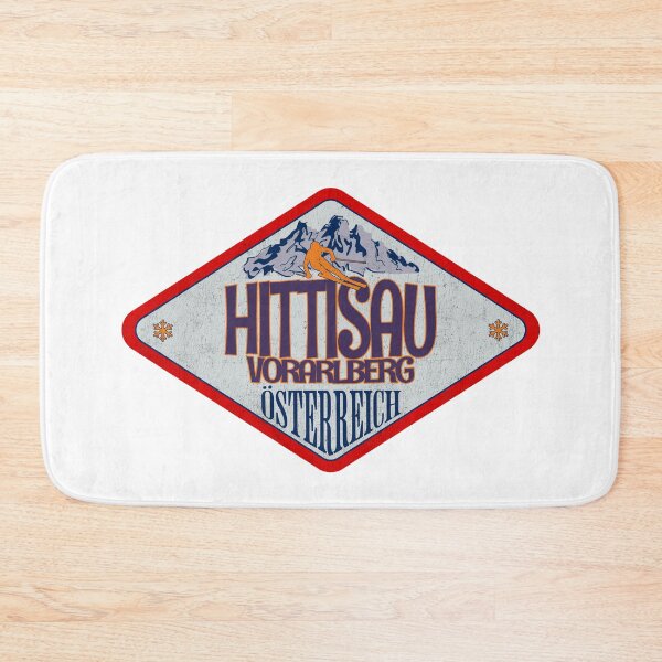 Item preview, Hittisau, Vorarlberg, Osterreich, Austria, Vintage skiing badge design designed and sold by Wanderful-roads.