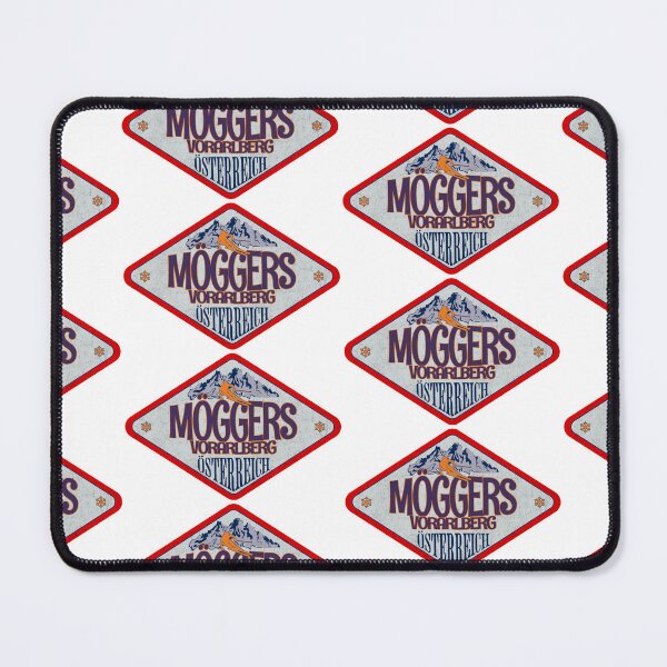 Item preview, Möggers, Vorarlberg, Osterreich, Austria, Vintage skiing badge design designed and sold by Wanderful-roads.