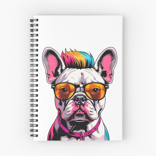 Item preview, Punk French Bulldog Frenchie Portrait designed and sold by Spectral2.
