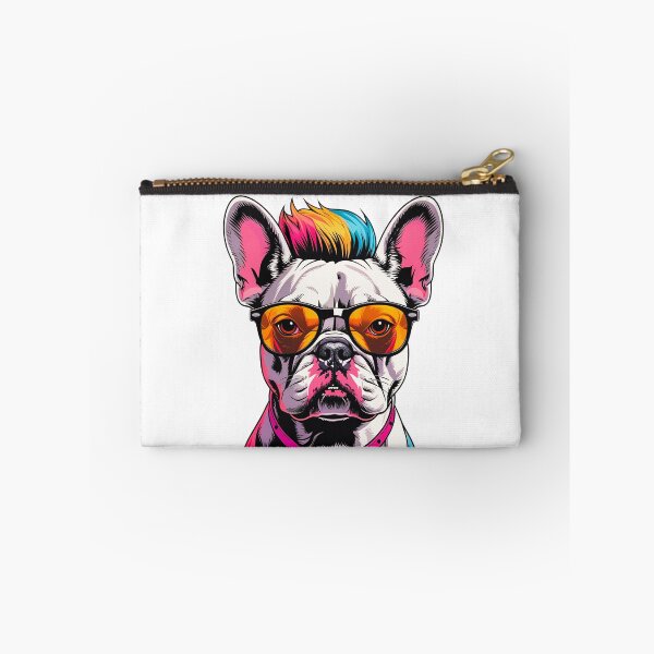 Item preview, Retrato de bulldog francés punk designed and sold by Spectral2.