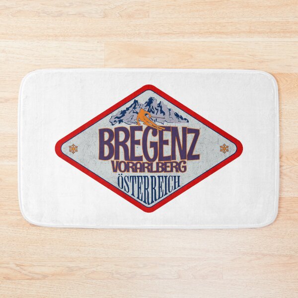 Item preview, Bregenz, Vorarlberg, Osterreich, Austria, Vintage skiing badge design designed and sold by Wanderful-roads.