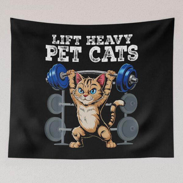 Item preview, Lift Heavy Pet Cats Tiger designed and sold by gadairaucca4.