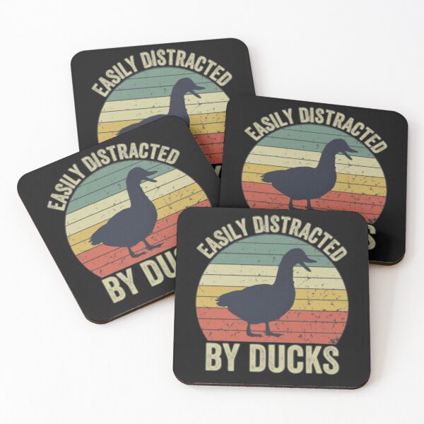 Item preview, Easily Distracted by Ducks, Duck Shirt, Bird Shirt, Duck Mom, Funny Gift for Duck Lover, Farm Animal Tee, Retro Vintage Duck, Birthday Gift designed and sold by Printsouf.
