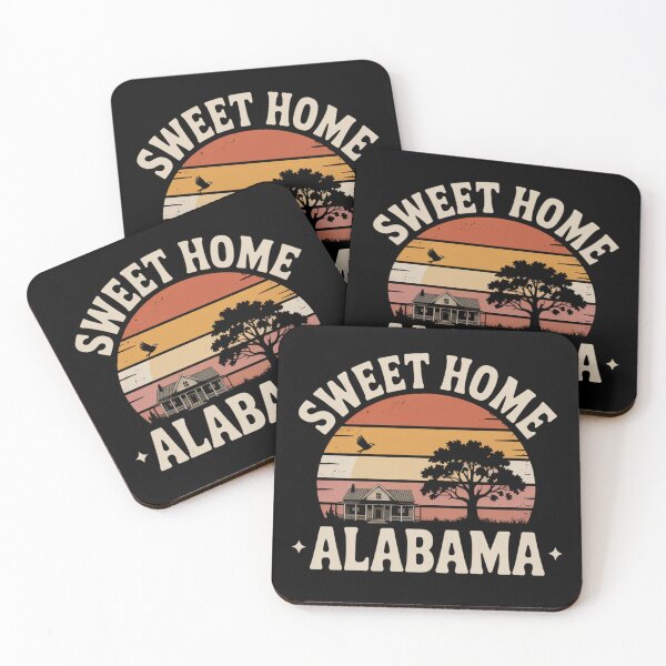 Item preview, Sweet Home Alabama Retro Sunset Country Landscape Illustration designed and sold by love3617.