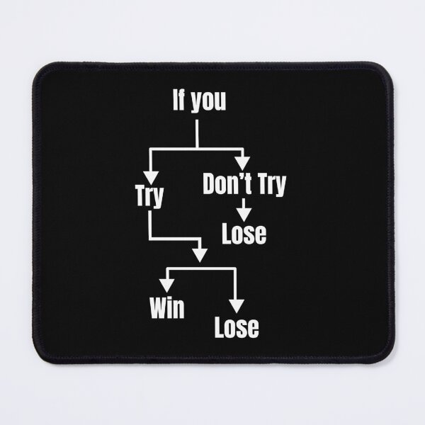 Item preview, If You Try You Will Win or Lose designed and sold by Dondonmart.