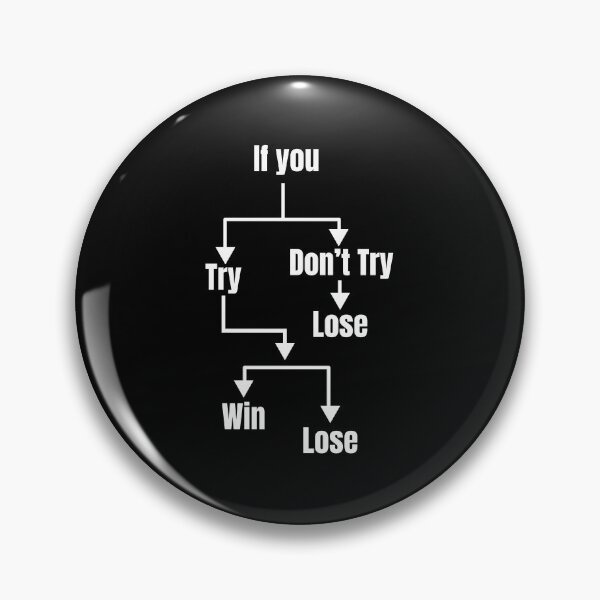 Item preview, If You Try You Will Win or Lose designed and sold by Dondonmart.