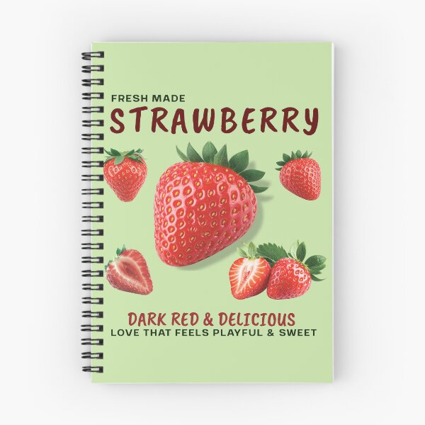 Item preview, Cute Aesthetic Strawberry Design | Trendy  Bright Delicious and Red Strawberry Tshirt | Fresh Sweet Strawberry Sticker designed and sold by YasirHamidDesigns .