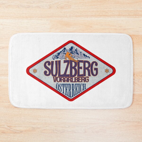 Item preview, Sulzberg, Vorarlberg, Osterreich, Austria, Vintage skiing badge design designed and sold by Wanderful-roads.