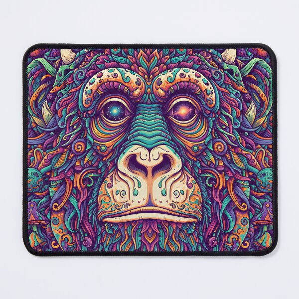 Item preview, Trendy Psychedelic Ape – Monkey Art Print designed and sold by Mindwork Creative Arts.