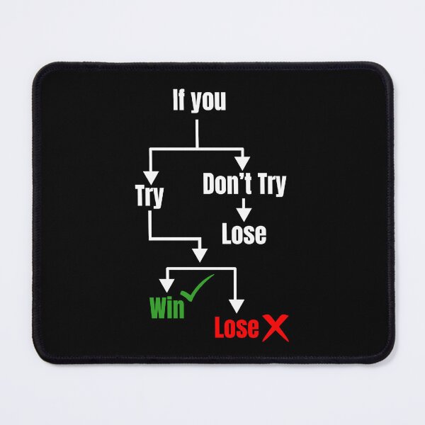 Item preview, If You Try You Will Win or Lose designed and sold by Dondonmart.