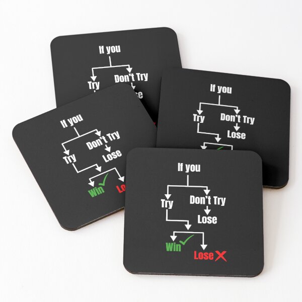 Item preview, If You Try You Will Win or Lose designed and sold by Dondonmart.