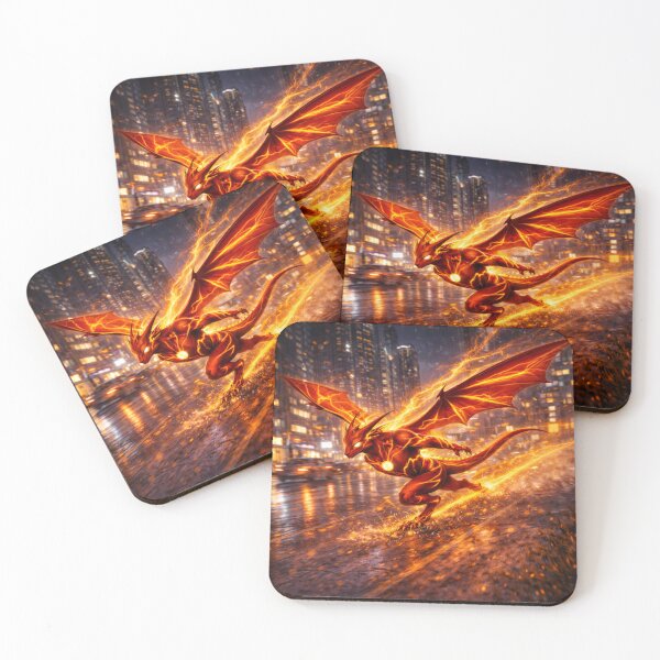 Item preview, Velocity Vanguard Dragon – Superhero Dragon Heroes Art designed and sold by EpicDragons-.