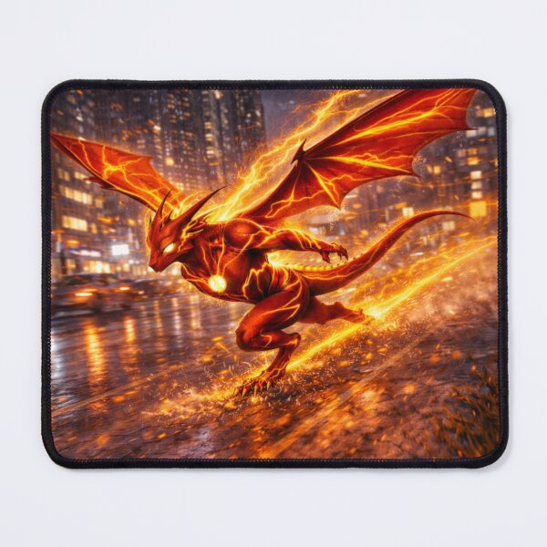 Item preview, Velocity Vanguard Dragon – Superhero Dragon Heroes Art designed and sold by EpicDragons-.