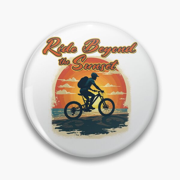 Item preview, MTB - Mountainbiker - Ride Beyond the Sunset designed and sold by Imaagica.