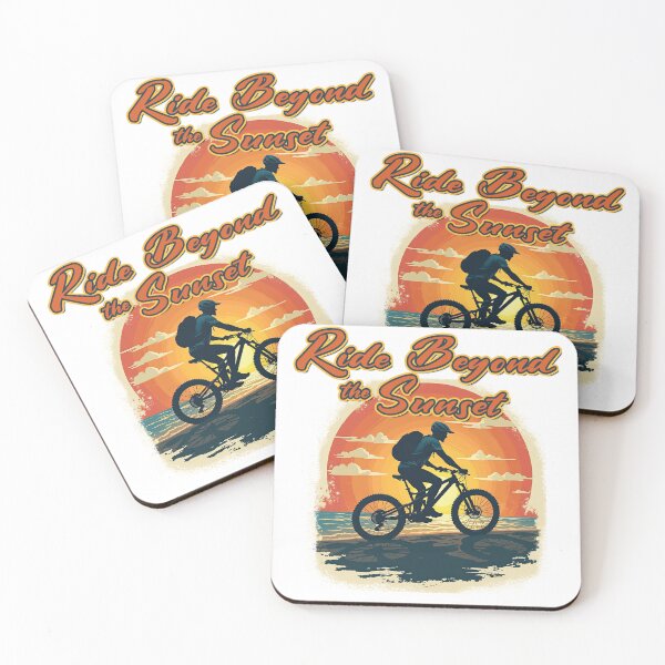Item preview, MTB - Mountainbiker - Ride Beyond the Sunset designed and sold by Imaagica.