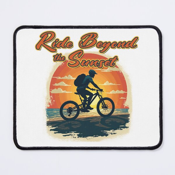 Item preview, MTB - Mountainbiker - Ride Beyond the Sunset designed and sold by Imaagica.