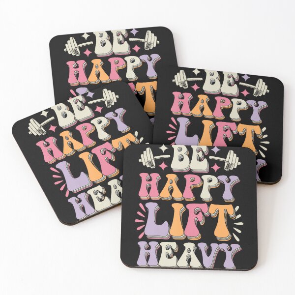 Item preview, Be Happy Lift Heavy Retro designed and sold by gadairaucca4.