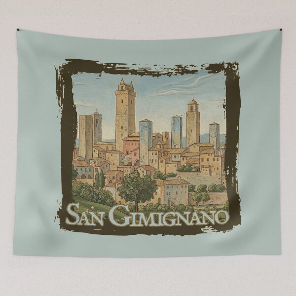 Item preview, The Manhattan of 1300: San Gimignano’s Infinite Vertical Anxiety designed and sold by FreiherrPK.