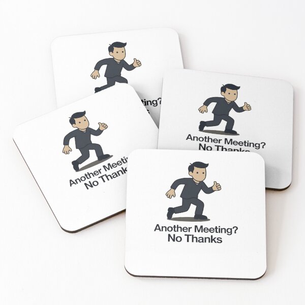 Item preview, Another Meeting? No Thanks – Funny Introvert Office Worker Humor designed and sold by NoPurrsGiven.