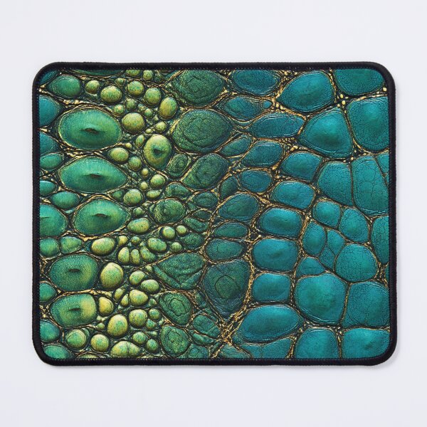 Item preview, Teal Crocodile Leather Texture – Luxury Reptile Surface designed and sold by NewArt33.