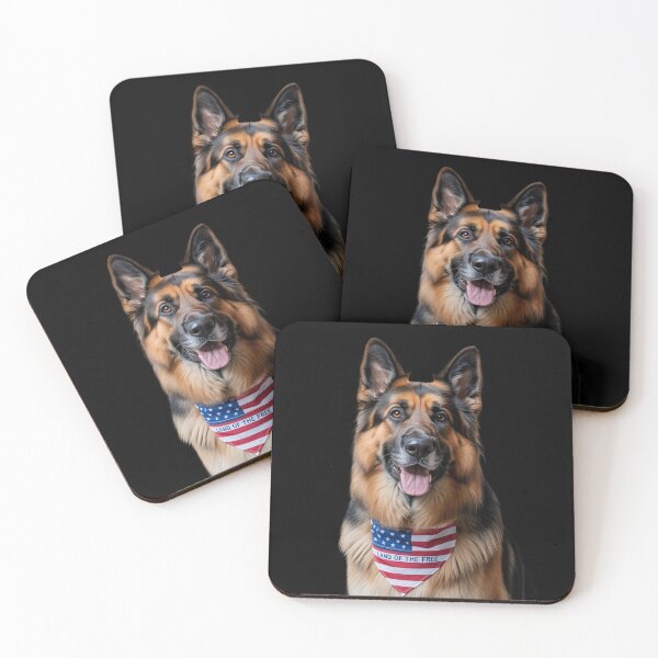 Item preview, German Shepherd American Flag Dog Patriotic Pet  designed and sold by FadeOfThrone.
