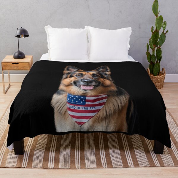 Item preview, German Shepherd American Flag Dog Patriotic Pet designed and sold by FadeOfThrone.
