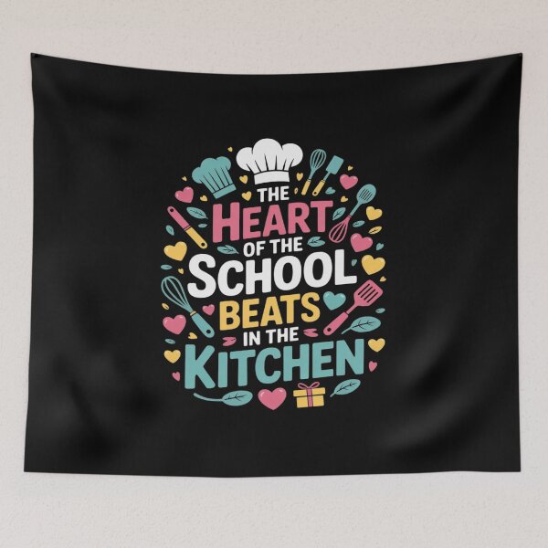 Item preview, Back to School Cook The Heart of School Beats in Kitchen  designed and sold by RoyTill0Art.