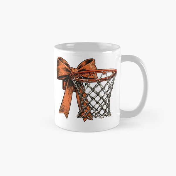Item preview, Retro Game Day Basketball Coquette Bow designed and sold by KroghDs.