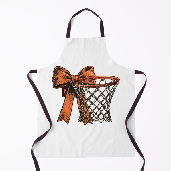 Item preview, Retro Game Day Basketball Coquette Bow designed and sold by KroghDs.