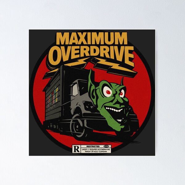 Item preview, Vintage Maximum Overdrive Horror Fan Art designed and sold by Kujo Dangerous Vintage.