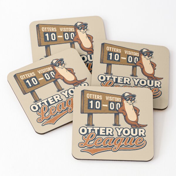 Item preview, Otter Your League – Playful Sports Otter Pun Design designed and sold by shmupod.
