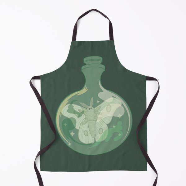 Item preview, Luna Moth in a Green Bottle designed and sold by SKETCHYANDGRAPHIC.
