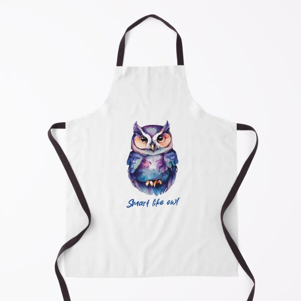 Item preview, Owl "Smart like owl" designed and sold by Chris-graphics-art.