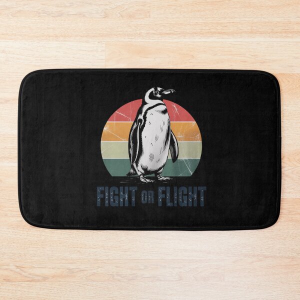 Item preview, Penguin Pun Fight Or Flight Vintage  designed and sold by RuthGAArt.
