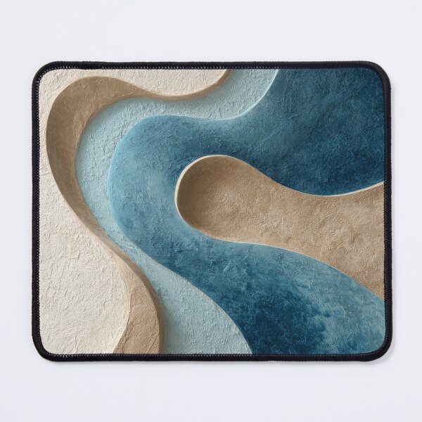 Item preview, Premium Coastal Texture Abstract – Sand & Ocean Layers designed and sold by NewArt33.