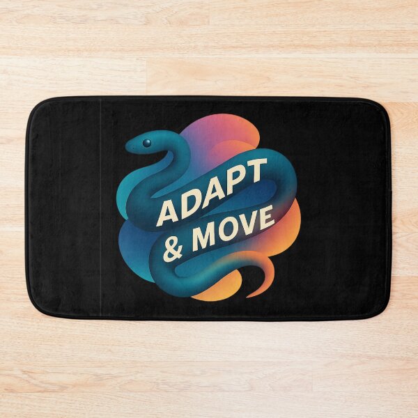 Item preview, Adapt & Move - Gradient Snake Illustration designed and sold by MKreative Studio.