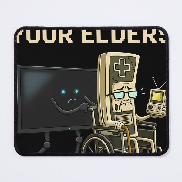 Item preview, Respect Your Elders Gaming Control Retro Funny Gamer designed and sold by FemmeForge.