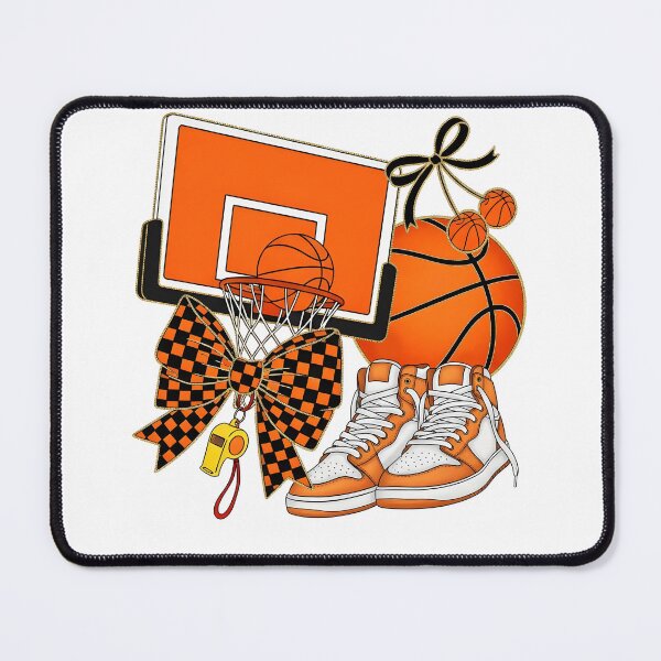 Item preview, Preppy Basketball Coquette Bow Checkered Basketball designed and sold by KroghDs.