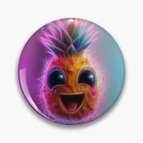 Item preview, Excited Psychedelic Pineapple designed and sold by SQSHD-Pineapple.
