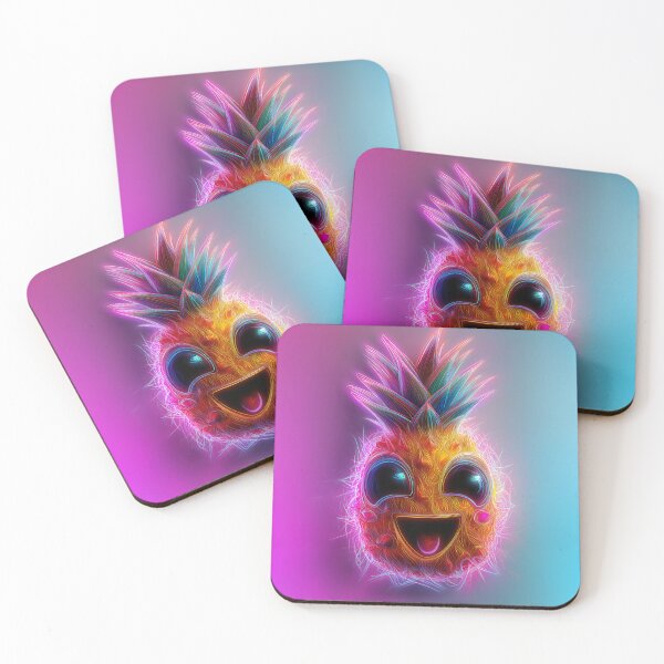 Item preview, Excited Psychedelic Pineapple designed and sold by SQSHD-Pineapple.