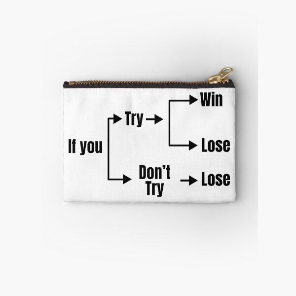 Item preview, If You Try You Will Win or Lose designed and sold by Dondonmart.