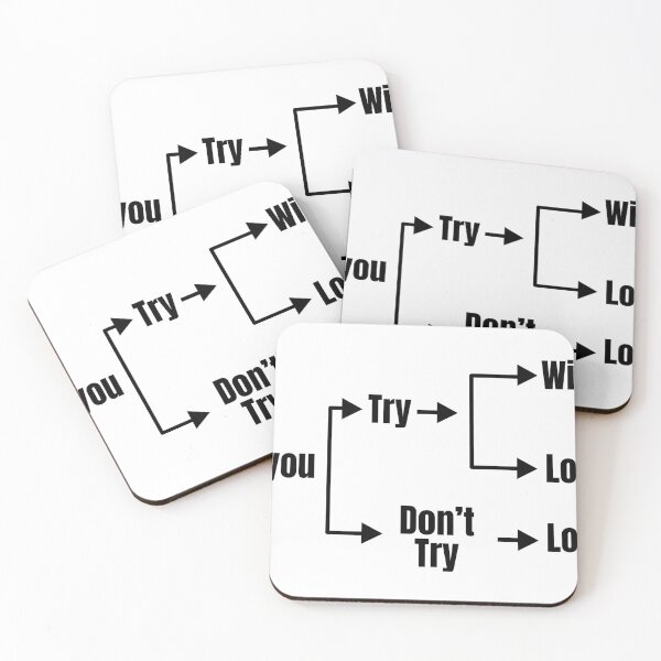 Item preview, If You Try You Will Win or Lose designed and sold by Dondonmart.