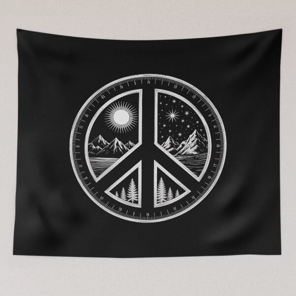 Item preview, Four Seasons Peace Sign Outdoor Adventure designed and sold by HeinzanoWeno.