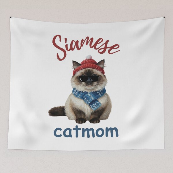 Item preview, Siamese cat mom  designed and sold by Fateh-Kro ⭐⭐⭐⭐⭐.