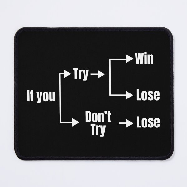 Item preview, If You Try You Will Win or Lose designed and sold by Dondonmart.