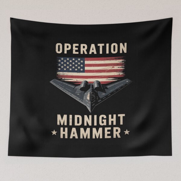 Item preview, Operation Midnight Hammer with American Flag 2  designed and sold by RuthGAArt.