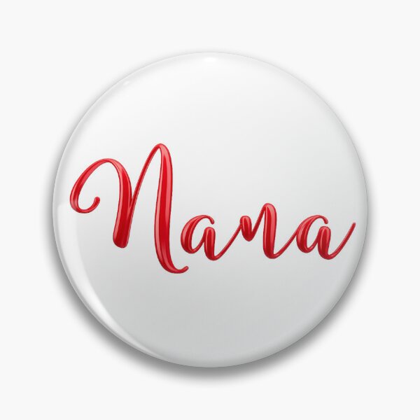 Item preview, Shiny Bright Red 3D “Nana” Design designed and sold by DesignsMjB.