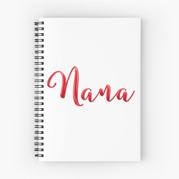 Item preview, Shiny Bright Red 3D “Nana” Design designed and sold by DesignsMjB.