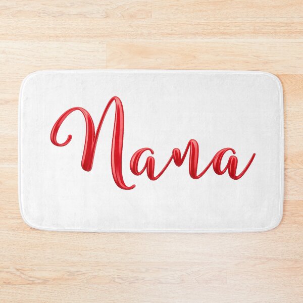 Item preview, Shiny Bright Red 3D “Nana” Design designed and sold by DesignsMjB.