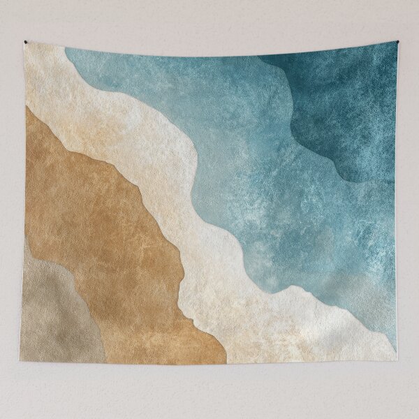 Item preview, Sand & Ocean Coastal Abstract – Natural Texture Art designed and sold by NewArt33.